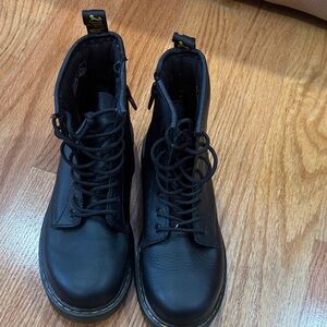 Dr. Martens Black Kids Boots
